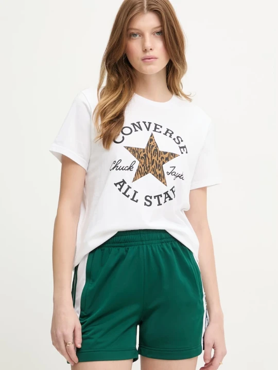 Zdjęcie produktu Converse t-shirt damski bawełniany biały