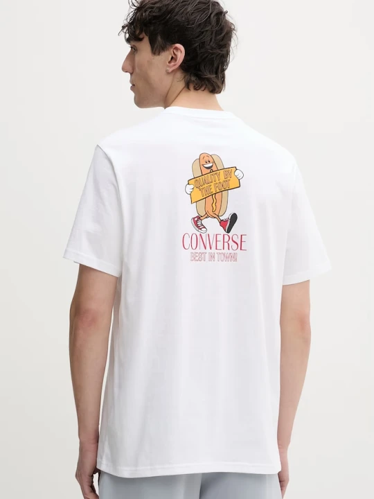 Zdjęcie produktu Converse t-shirt męski bawełniany biały