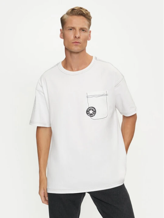 Zdjęcie produktu Converse T-Shirt Sketch 10027256-A04 Biały Standard Fit