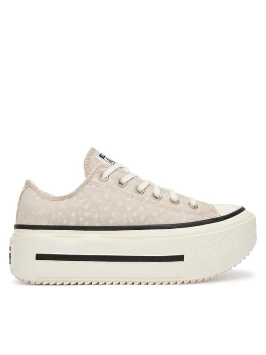 Zdjęcie produktu Converse Trampki Chuck Taylor All Star Lift Double Stack Platform Deer A17884C Beżowy