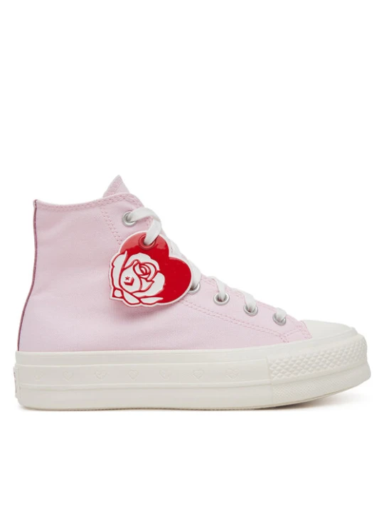 Zdjęcie produktu Converse Trampki Chuck Taylor All Star Lift Platform Hearts A13652C Różowy