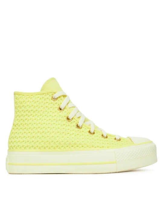 Zdjęcie produktu Converse Trampki Chuck Taylor All Star Lift Platform Knit A14967C Żółty