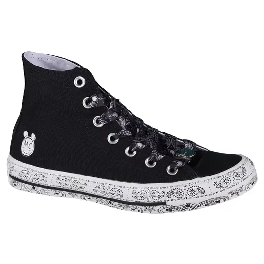 Zdjęcie produktu Converse X Miley Cyrus Chuck Taylor Hi All Star 162234C, Damskie, Czarne, trampki, tkanina, rozmiar: 42, 5