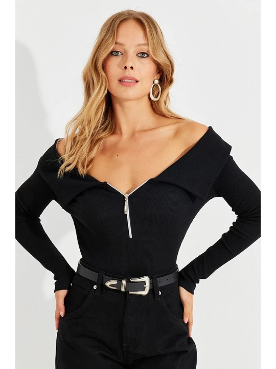 Zdjęcie produktu Cool and sexy Koszulka w kolorze czarnym rozmiar: S