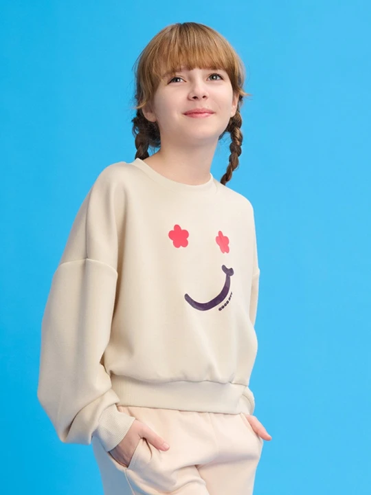 Zdjęcie produktu COOL CLUB Bluza w kolorze beżowym rozmiar: 158