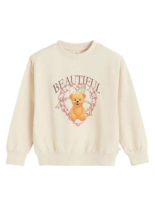 Zdjęcie produktu COOL CLUB Bluza w kolorze beżowym rozmiar: 128