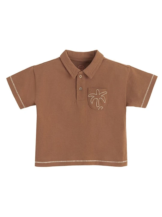 Zdjęcie produktu COOL CLUB Koszulka polo w kolorze jasnobrązowym rozmiar: 68