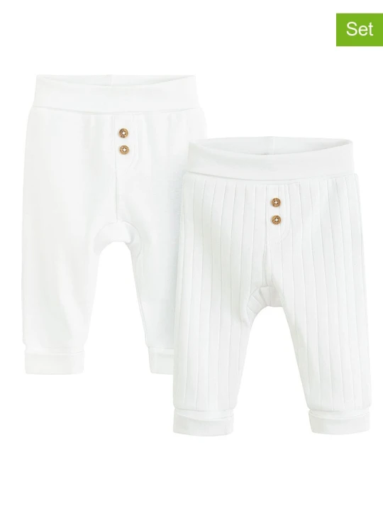 Zdjęcie produktu COOL CLUB Legginsy (2 pary) w kolorze kremowym rozmiar: 62/68