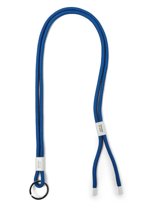 Zdjęcie produktu COPENHAGEN.DESIGN Zawieszka w kolorze niebieskim do kluczy - dł. 90 cm rozmiar: onesize
