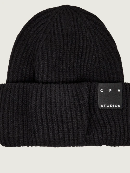 Zdjęcie produktu COPENHAGEN STUDIOS Wełniana czapka czarny
