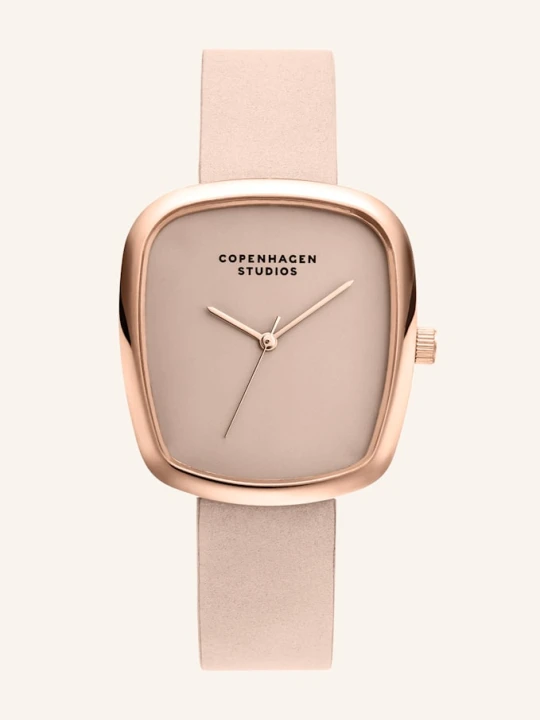 Zdjęcie produktu Copenhagen Studios Zegarek Na Rękę Wykonany Z Prawdziwej Skóry rosegold