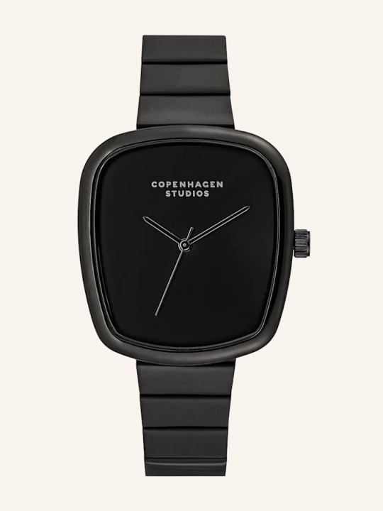 Zdjęcie produktu Copenhagen Studios Zegarek Na Rękę Ze Stali Szlachetnej schwarz CZARNY