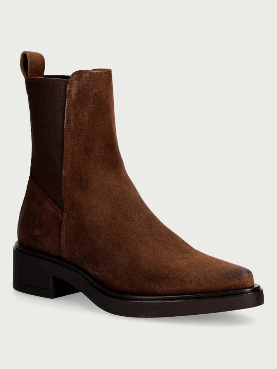 Zdjęcie produktu Copenhagen sztyblety damskie zamszowe vintage suede brązowy