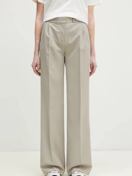 Zdjęcie produktu coperni spodnie garniturowe damskie Wide Leg Tailored beżowy