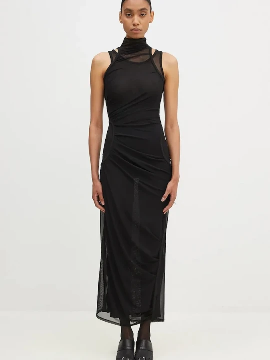 Zdjęcie produktu Coperni sukienka Mesh Dress czarny