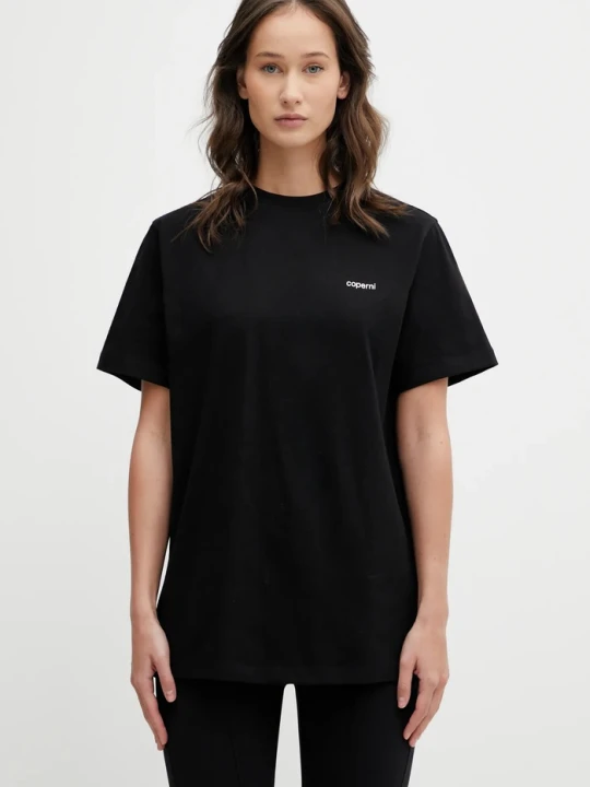 Zdjęcie produktu coperni T-shirt damski bawełniany Boxy czarny