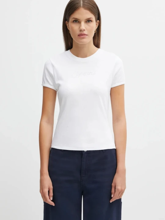 Zdjęcie produktu Coperni t-shirt bawełniany Crystal Logo