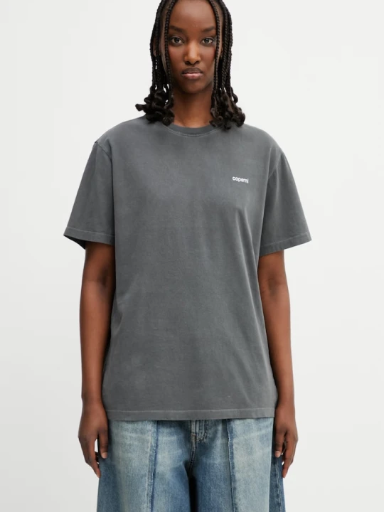 Zdjęcie produktu Coperni T-shirt damski bawełniany Boxy szary