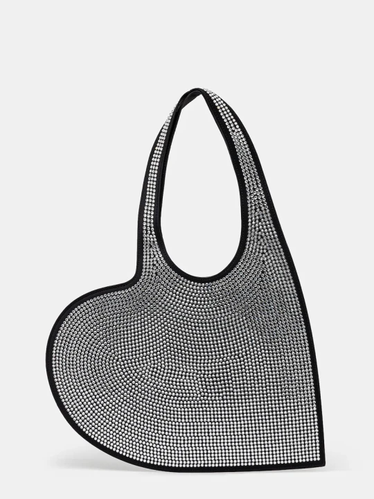 Zdjęcie produktu Coperni torebka Crystal-Embellished Mini Heart Tote