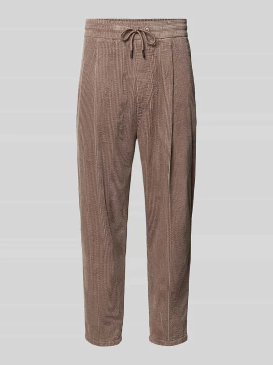 Zdjęcie produktu Cordhose o standardowej wysokości stanu z tunelem ściągającym w pasie Marc O'Polo Beżowy