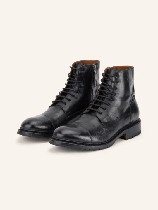 Zdjęcie produktu Cordwainer Botki Sznurowane schwarz CZARNY