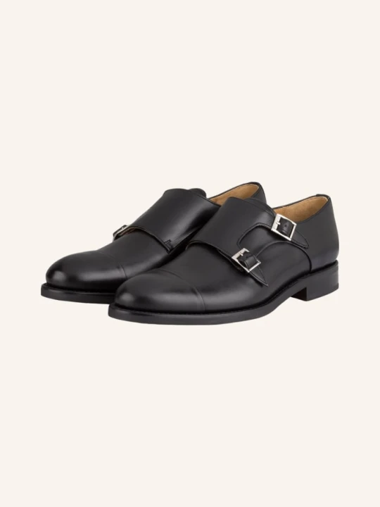 Zdjęcie produktu Cordwainer Podwójne Monki Clyde schwarz CZARNY