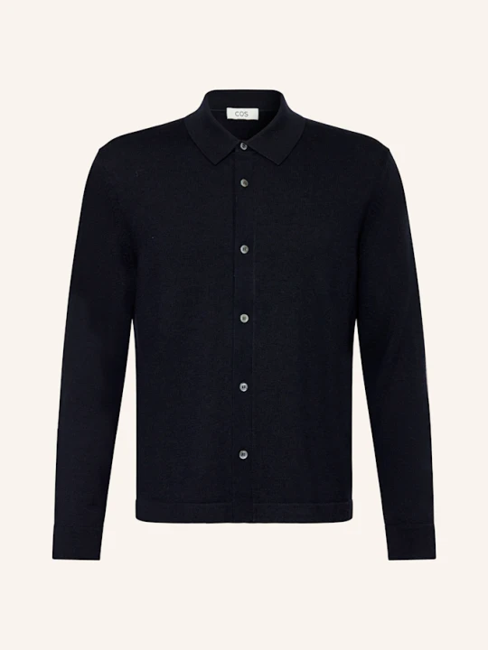 Zdjęcie produktu Cos Koszula Z Dzianiny Regular Fit blau GRANATOWY