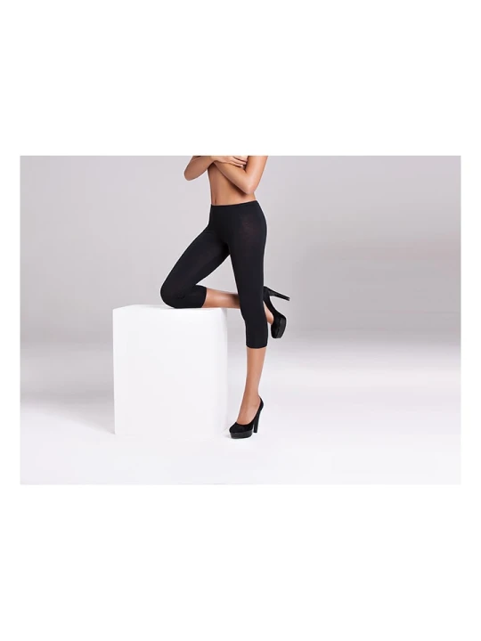 Zdjęcie produktu COTONELLA Legginsy w kolorze czarnym rozmiar: XL