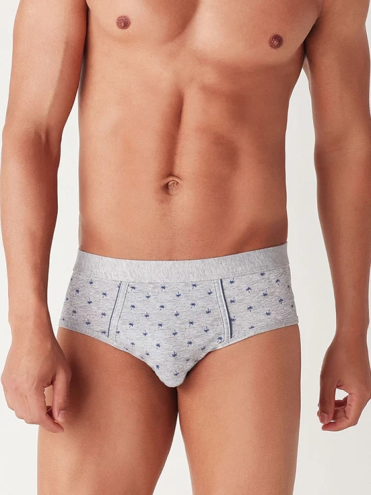 Zdjęcie produktu COTONELLA Slipy w kolorze szarym rozmiar: M