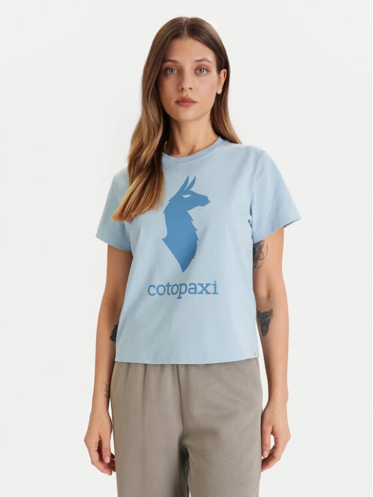 Zdjęcie produktu Cotopaxi T-Shirt Llama F25474W1529 Błękitny Regular Fit Niebieski jasny