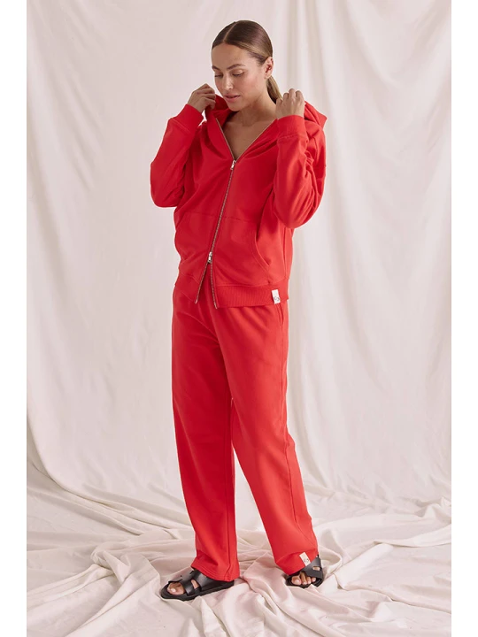 Zdjęcie produktu Cotton Candy Bluza "Maja" w kolorze czerwonym rozmiar: M