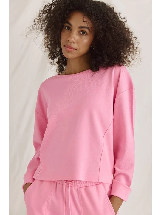 Zdjęcie produktu Cotton Candy Koszulka "Nora" w kolorze jasnoróżowym rozmiar: M