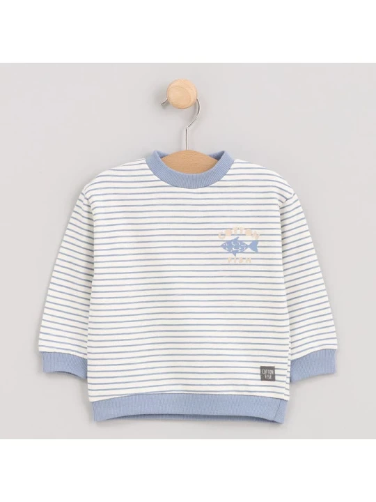 Zdjęcie produktu Cotton Fish Bluza w kolorze kremowym rozmiar: 140