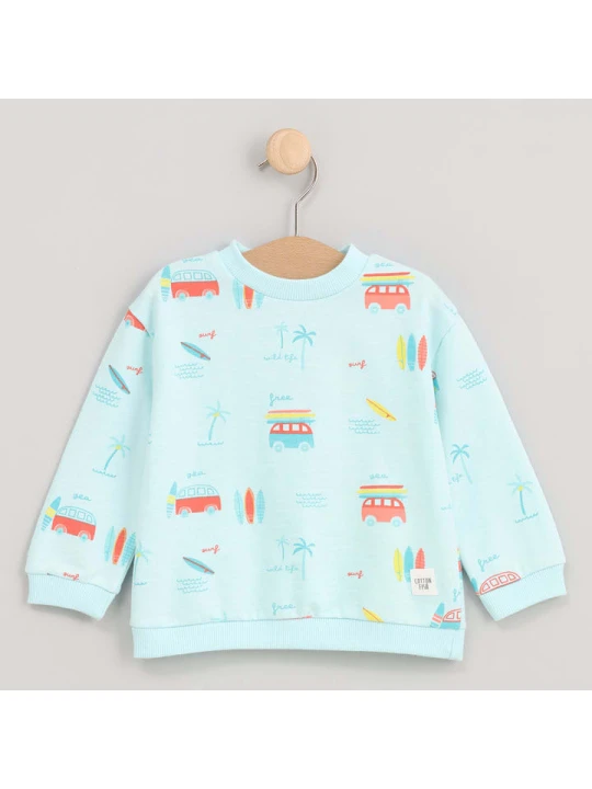 Zdjęcie produktu Cotton Fish Bluza w kolorze turkusowym rozmiar: 98