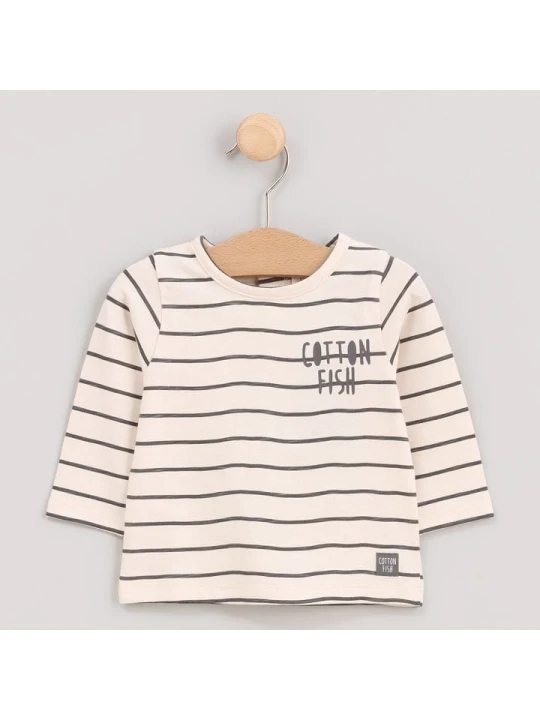 Zdjęcie produktu Cotton Fish Koszulka w kolorze beżowym rozmiar: 68