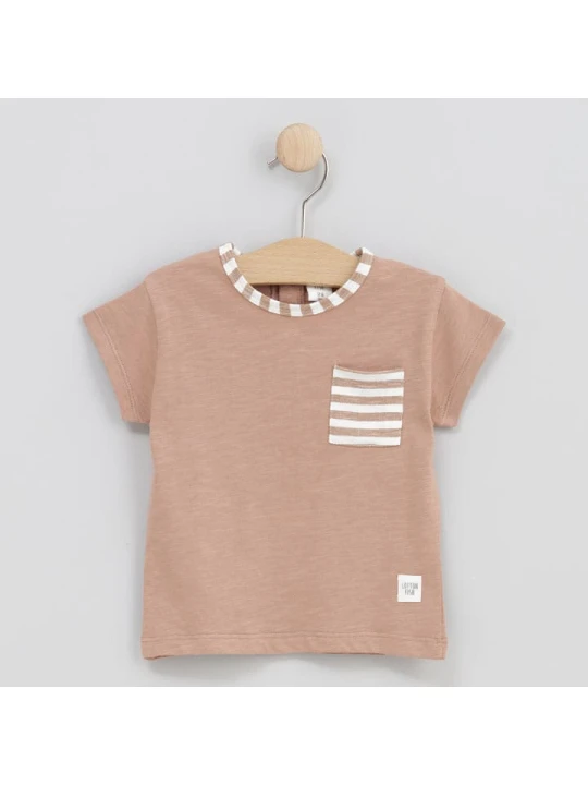 Zdjęcie produktu Cotton Fish Koszulka w kolorze jasnobrązowym rozmiar: 86