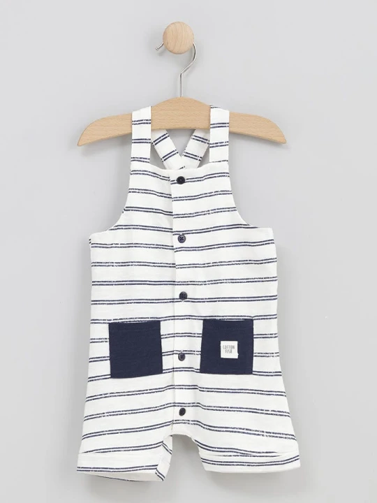 Zdjęcie produktu Cotton Fish Ogrodniczki w kolorze białym rozmiar: 74