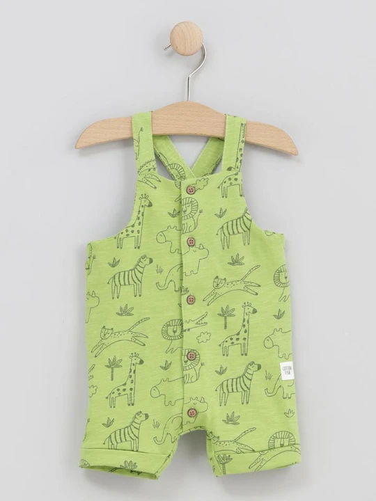 Zdjęcie produktu Cotton Fish Ogrodniczki w kolorze zielonym rozmiar: 104