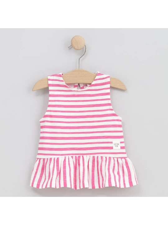 Zdjęcie produktu Cotton Fish Top w kolorze biało-różowym rozmiar: 104
