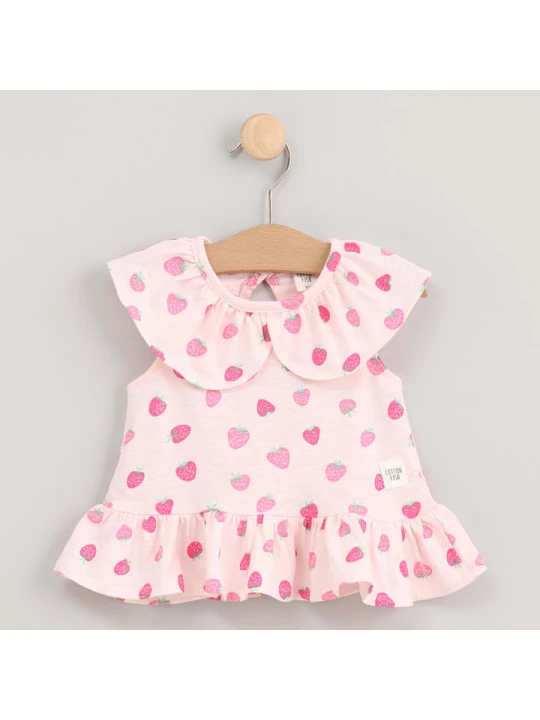 Zdjęcie produktu Cotton Fish Top w kolorze jasnoróżowym rozmiar: 104
