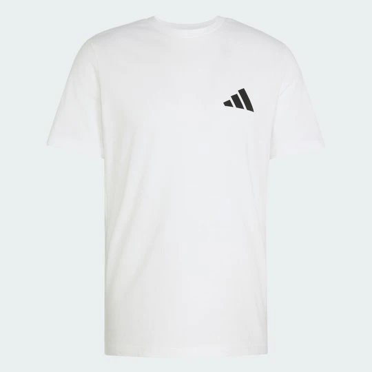 Zdjęcie produktu Cotton T-Shirt with BOS Adidas biały