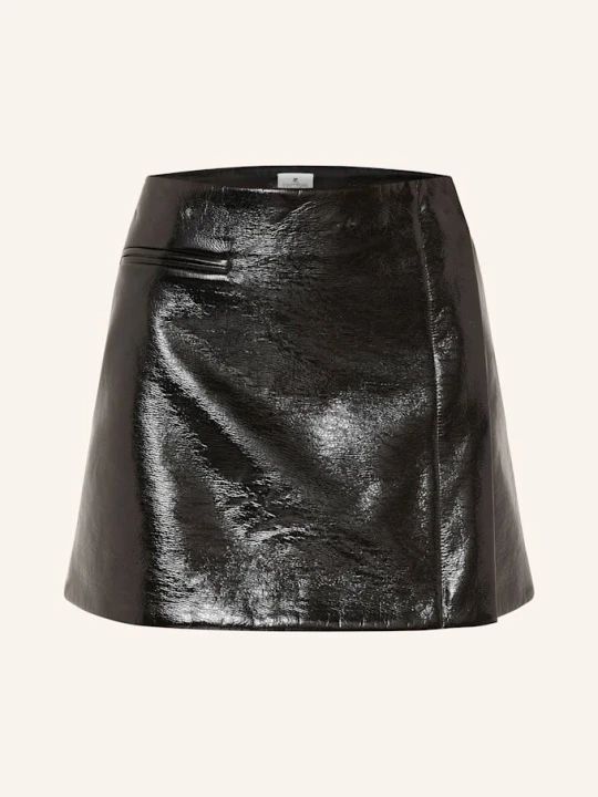 Zdjęcie produktu Courrèges Spódnica One Minute Z Imitacji Skóry schwarz CZARNY