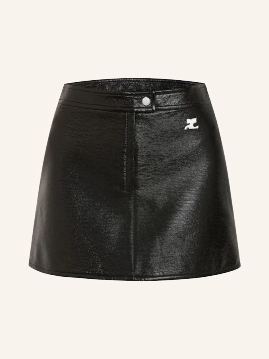 Zdjęcie produktu Courrèges Spódnica Z Imitacji Skóry schwarz CZARNY