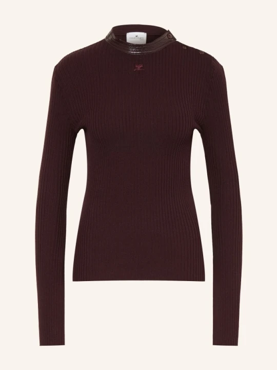 Zdjęcie produktu Courrèges Sweter rot CIEMNOCZERWONY