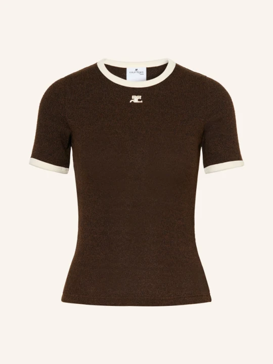 Zdjęcie produktu Courrèges T-Shirt Heather braun brązowy