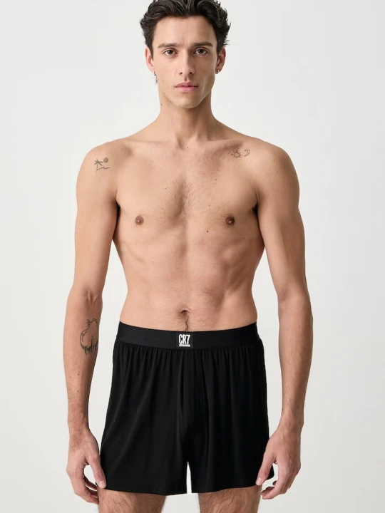 Zdjęcie produktu CR7 Cristiano Ronaldo bokserki męskie bawełniane z elastanem x MODAL CONCEPT 3-pack czarny