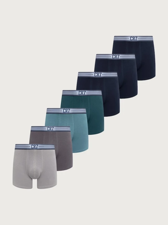 Zdjęcie produktu CR7 Cristiano Ronaldo bokserki męskie z bawełną 7-pack granatowy