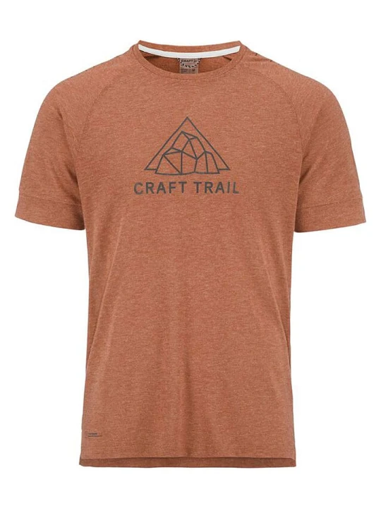 Zdjęcie produktu Craft Koszulka "ADV Trail Wool" w kolorze jasnobrązowym rozmiar: XL