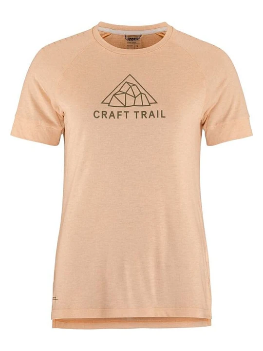 Zdjęcie produktu Craft Koszulka "ADV Trail Wool" w kolorze pomarańczowym rozmiar: M