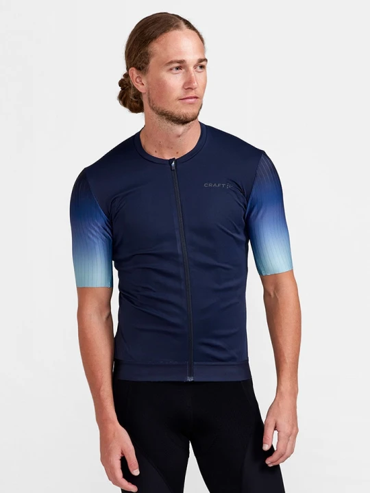 Zdjęcie produktu Craft Koszulka kolarska "ADV Aero Jersey" w kolorze granatowym rozmiar: S